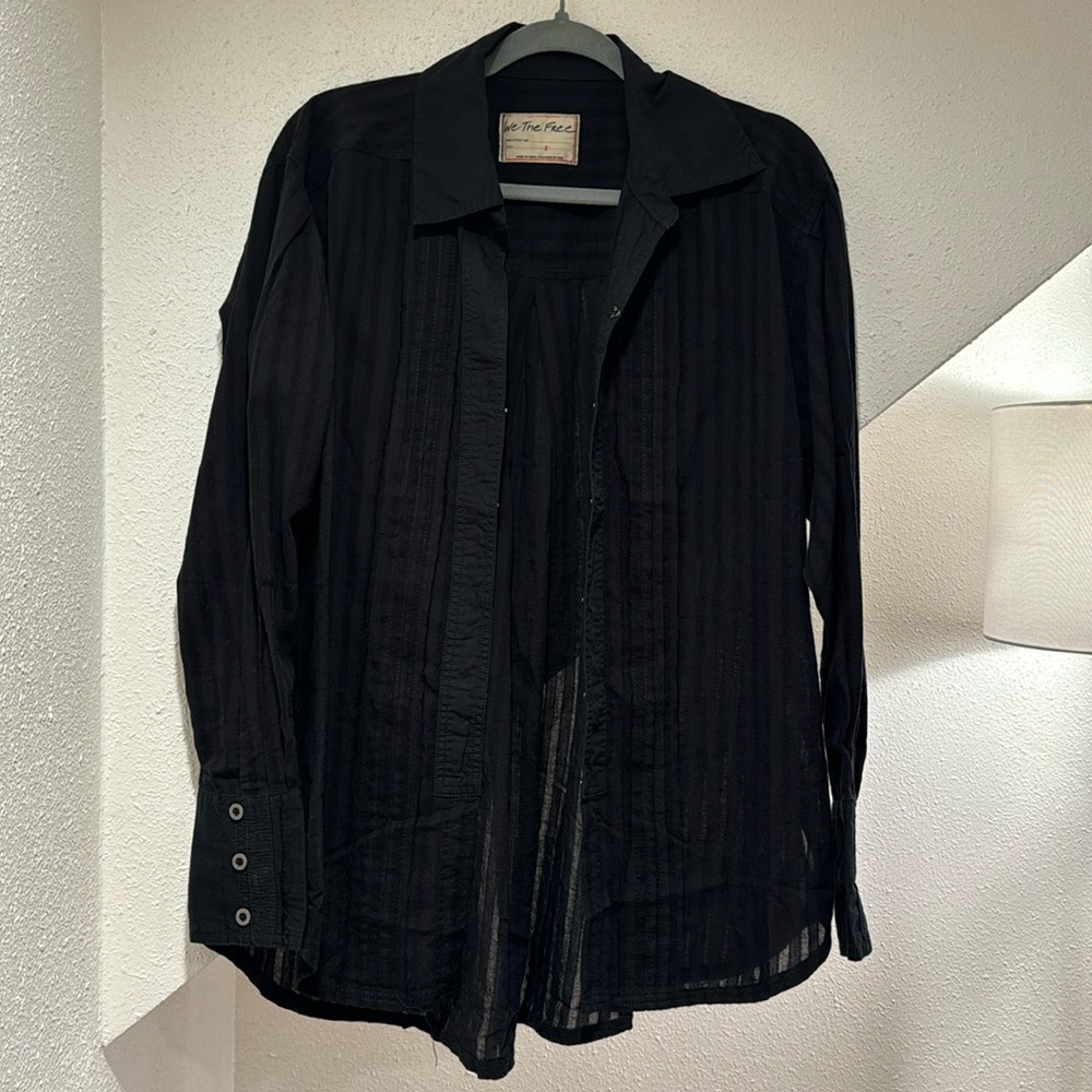 We The Free Tuxy Vibes Shirt NWOT - Picture 5 of 9
